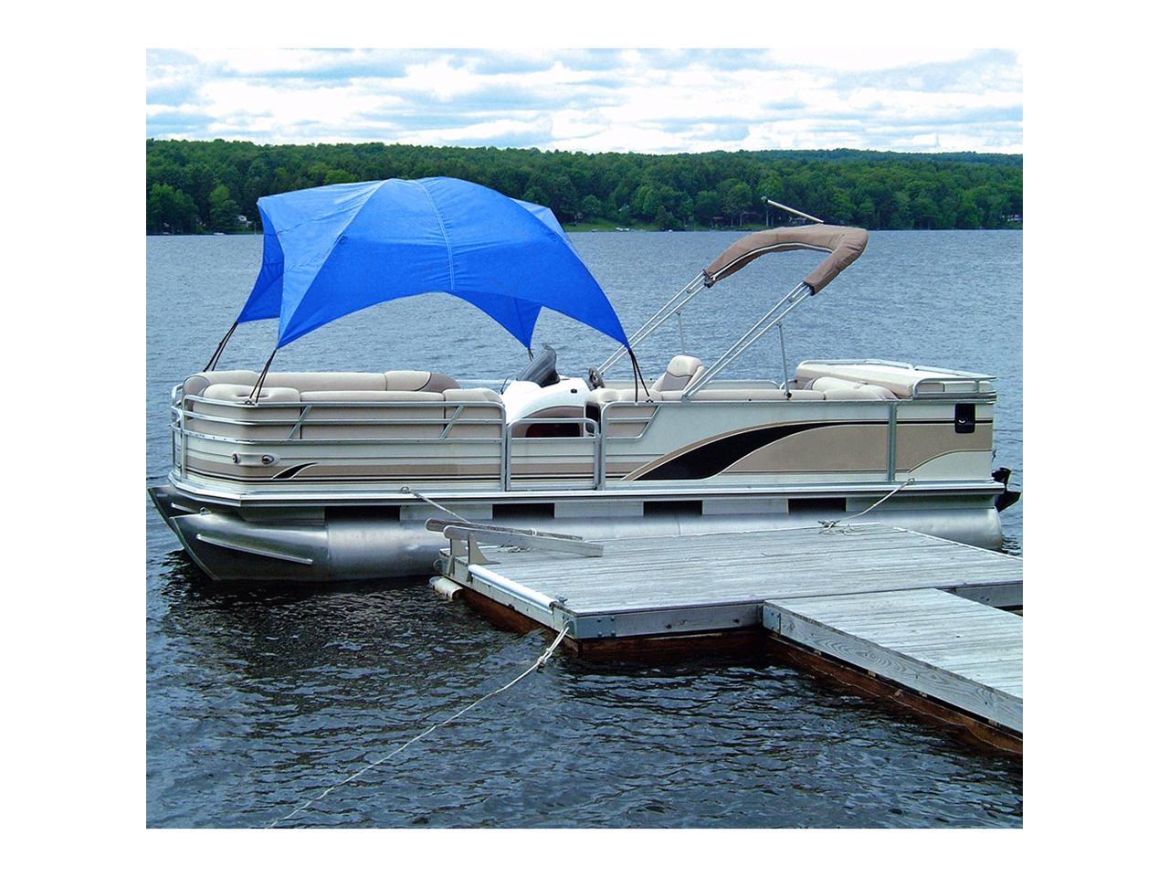 Taylor Made Pontoon EasyUp Shade Top Pacific Blue