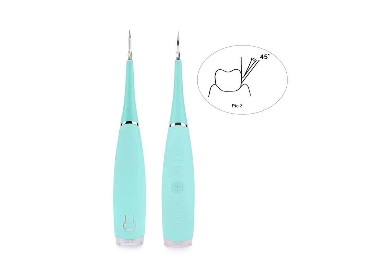 Dental calculus flushing device, dental care cleaning device, electric