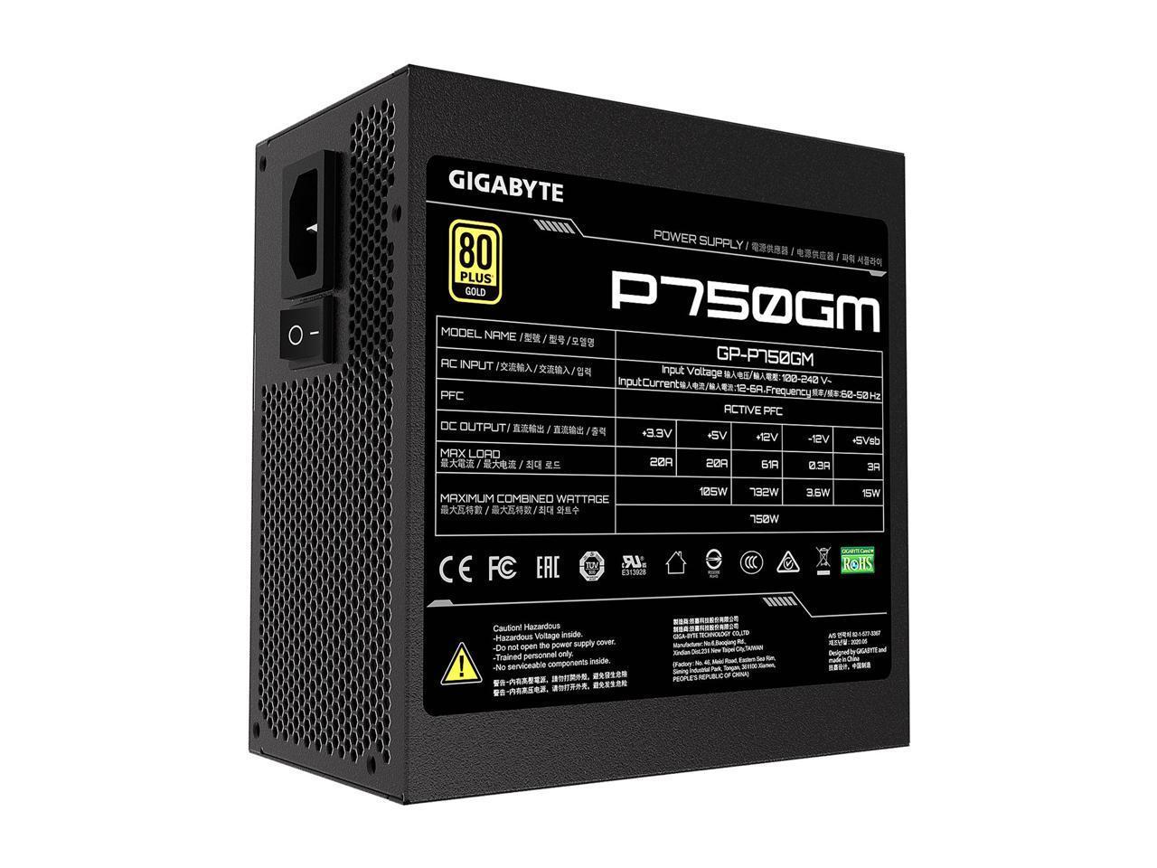 Gigabyte gp p750gm обзор