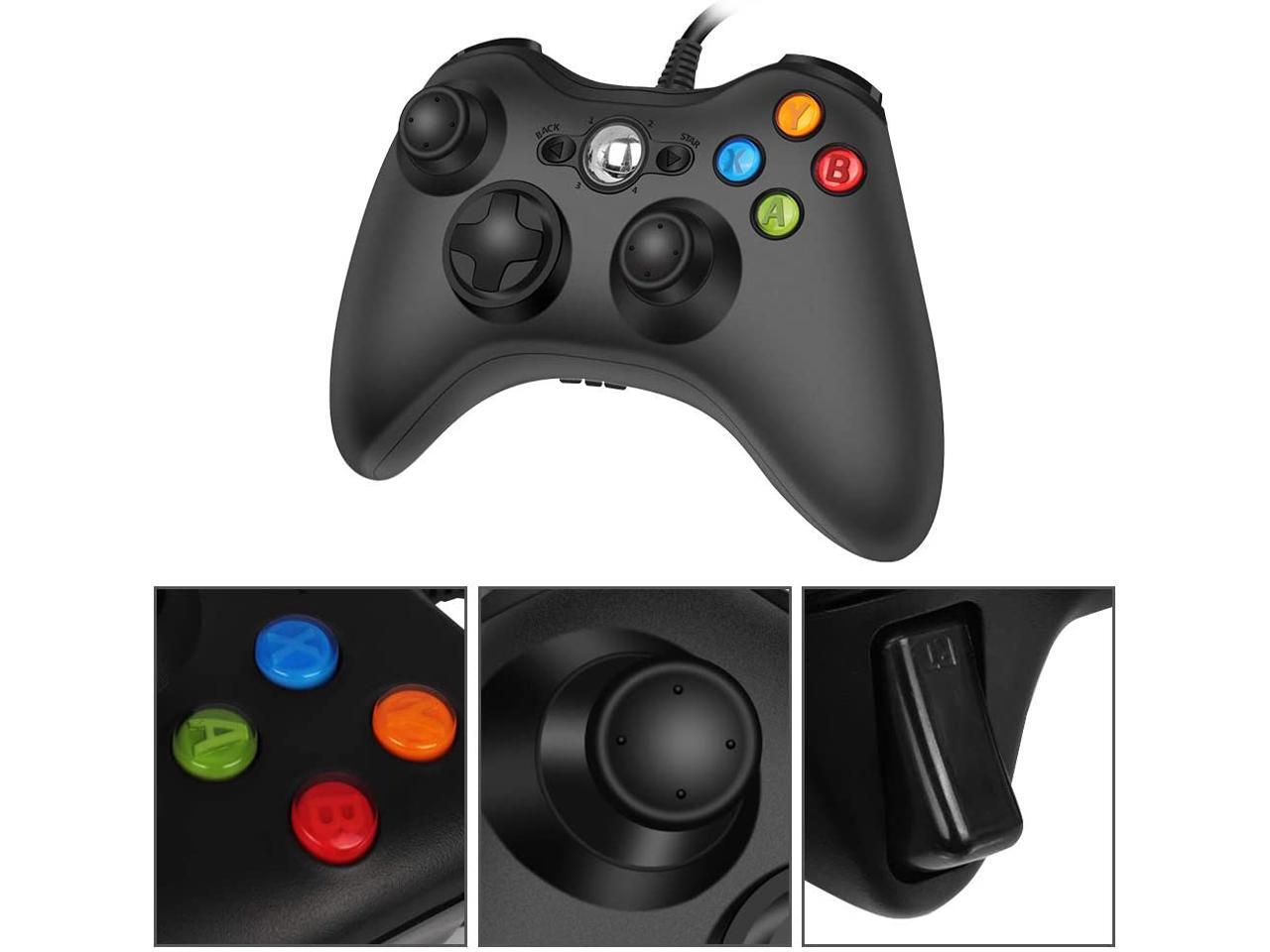 360 PC Game Wired Controller for Microsoft Xbox 360 and Windows PC