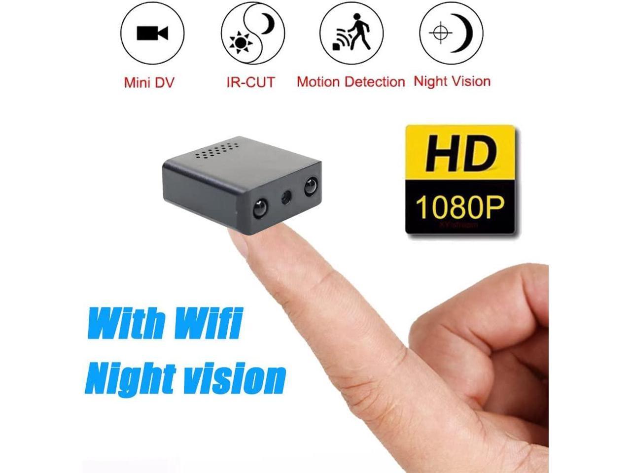 Smallest 2.4G WiFi 1080P Full HD Wireless Security Camera Smart Home  Cameras Dome IP Surveillance Cameras Night Vision Motion Detection  Indoor/Outdoor 
