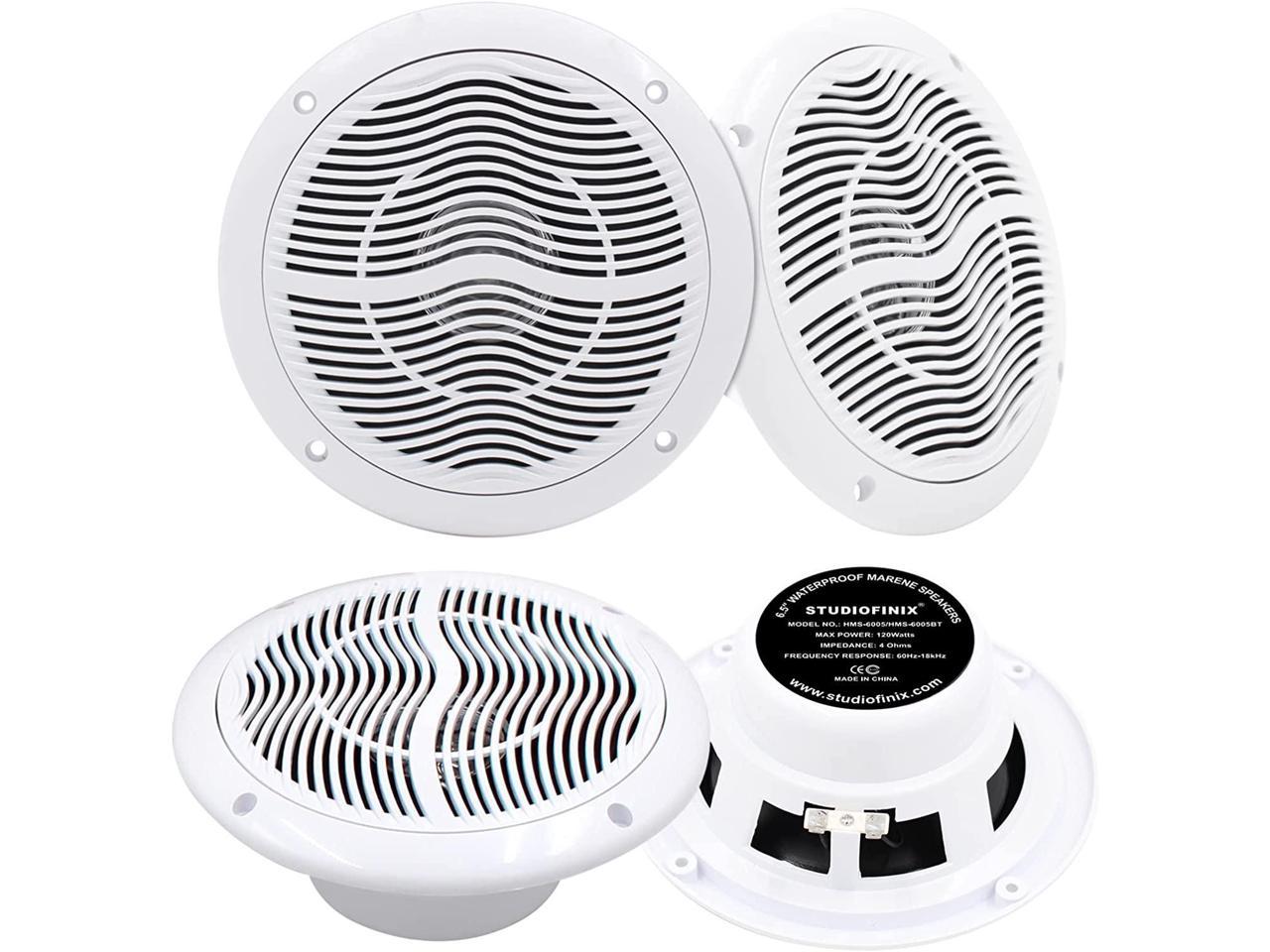 STUDIOFINIX 6.5 Inch Marine Speakers 2Way WaterResistent Ceiling Speaker for Car/ATV/UTV/Home