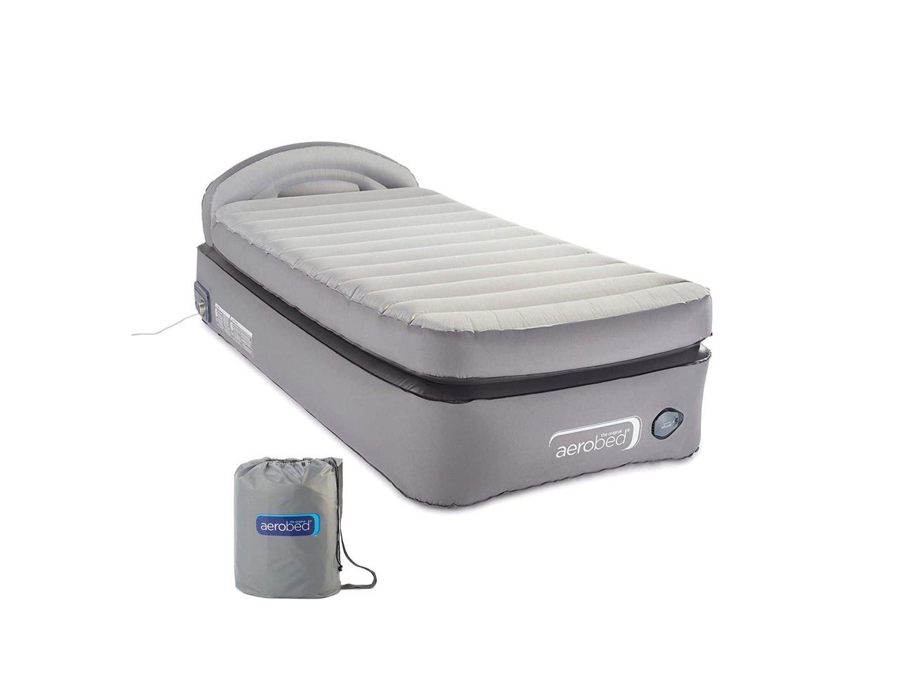 air mattress with headboard twin