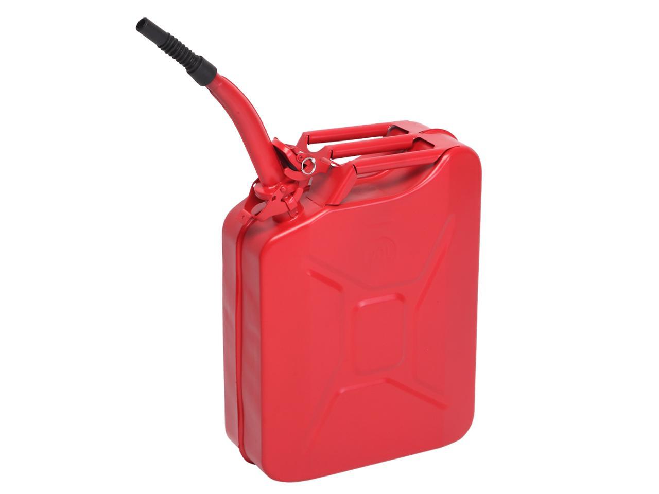 Jerry Can 5 Gal 20L Steel Gasoline Gas Fuel Tank Military Emergency Portable New 