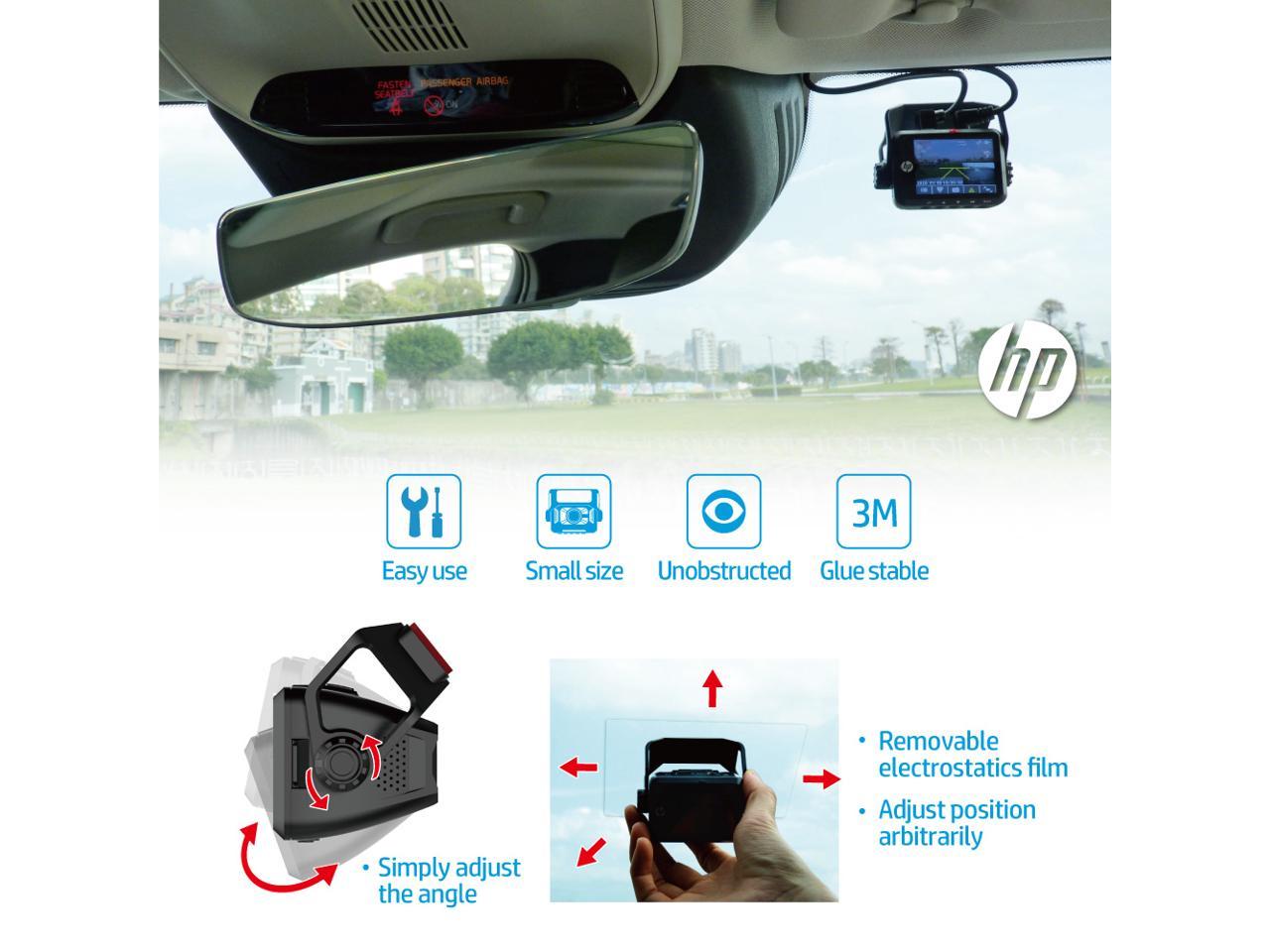 HP F650 Full HD 1080P Car Driving Dash Cam, Auto G-Sensor, 2