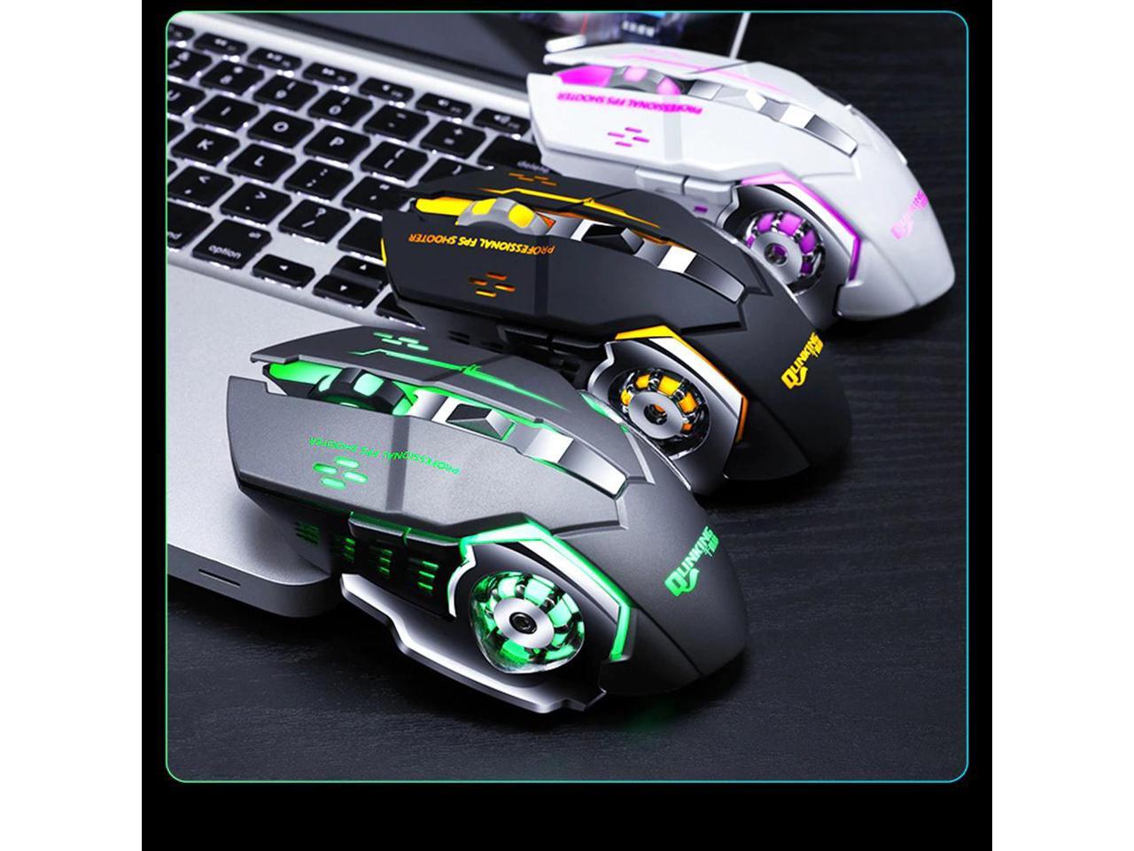 2.4GHz Mini 3200DPI Wireless Optical Gaming Mouse Mice For Computer PC Laptop US 
