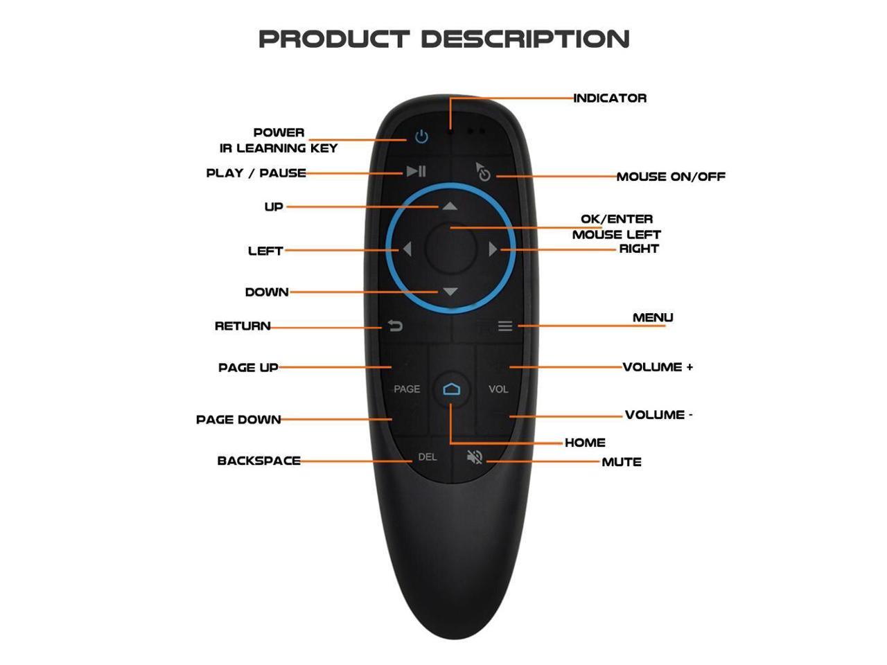 ble 5.0 air remote mouse