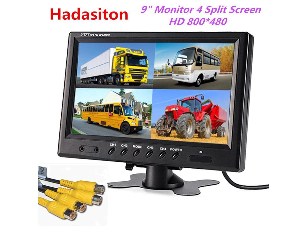 9 inch 4 Split Screen Car Monitor 