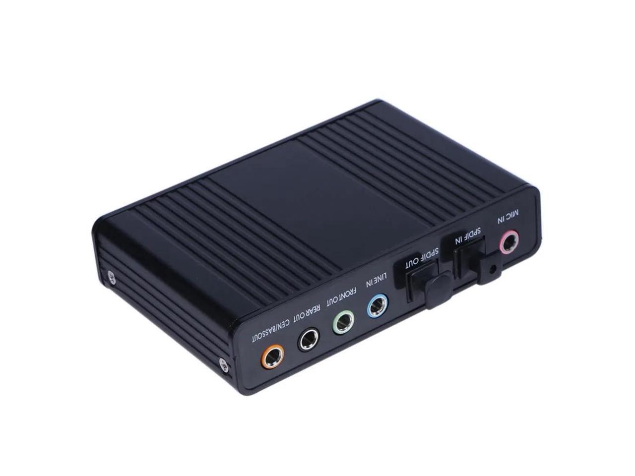 External Sound Card USB 6 Channel 5.1 External Audio Music Sound Card