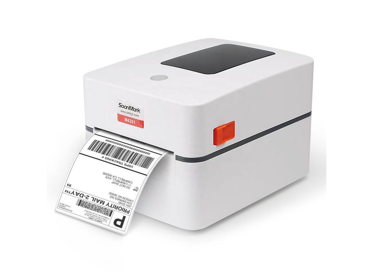 SoonMark M4201 230dpi USB+Bluetooth Thermal Label Printer Shipping