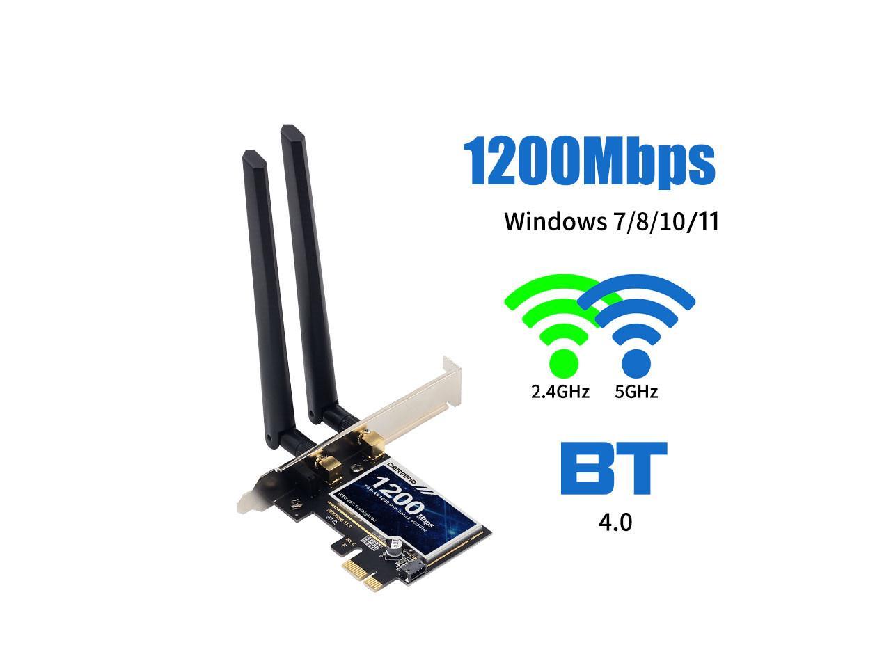Demeras Practical Wireless Network Card Beautiful Network Card for PC 