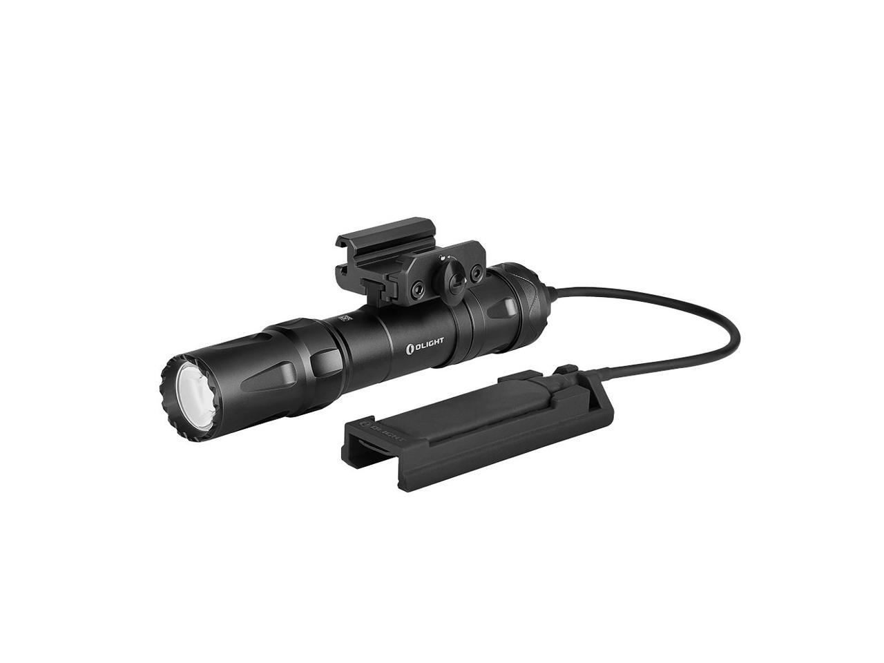 Tactical 90 Lumen CREE LED Flashlight Matte B Picatinny Rail Mount Cord Switch 