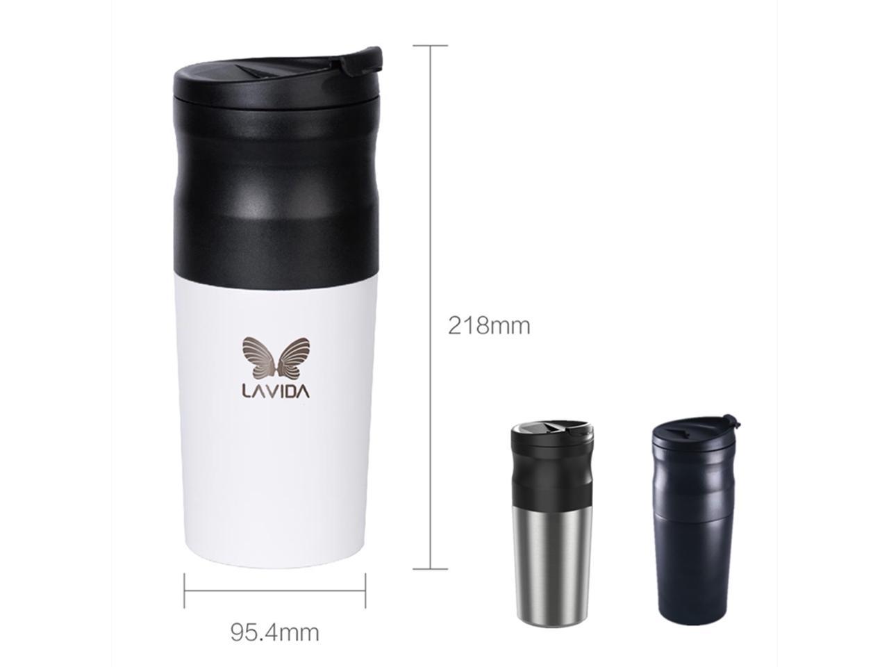 LAVIDA Electric Portable Coffee Maker Coffee Grinder Machine Perfect For Camping