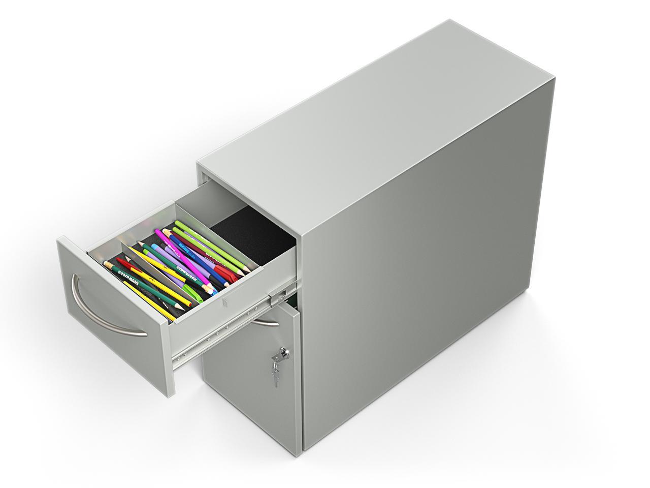 Direction Modern Slim 2-Drawer Mini Filing Cabinet for ...