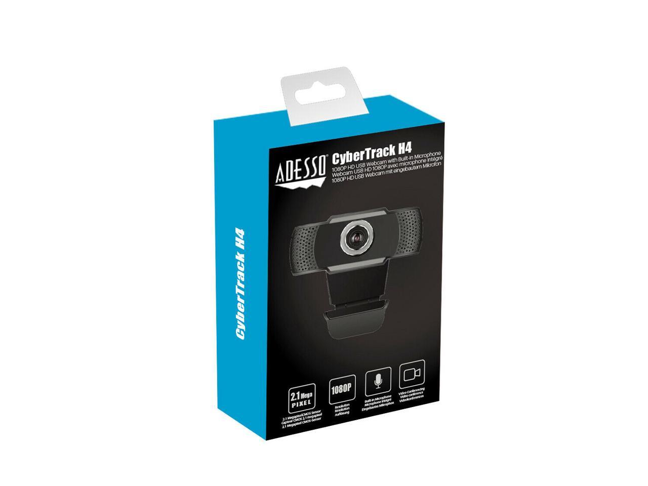 Adesso CyberTrack H4 HD USB Webcam