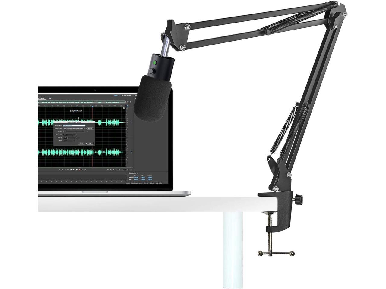 Razer Seiren X Shock Mount and Pop Filter Matching Boom Arm Mic Stand Suitable for Razer Seiren X Mic by YOUSHARES