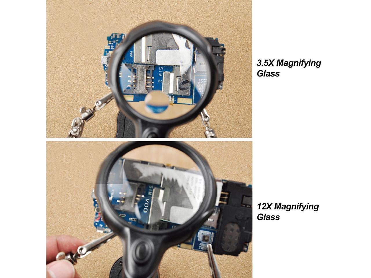 12x magnifying glass