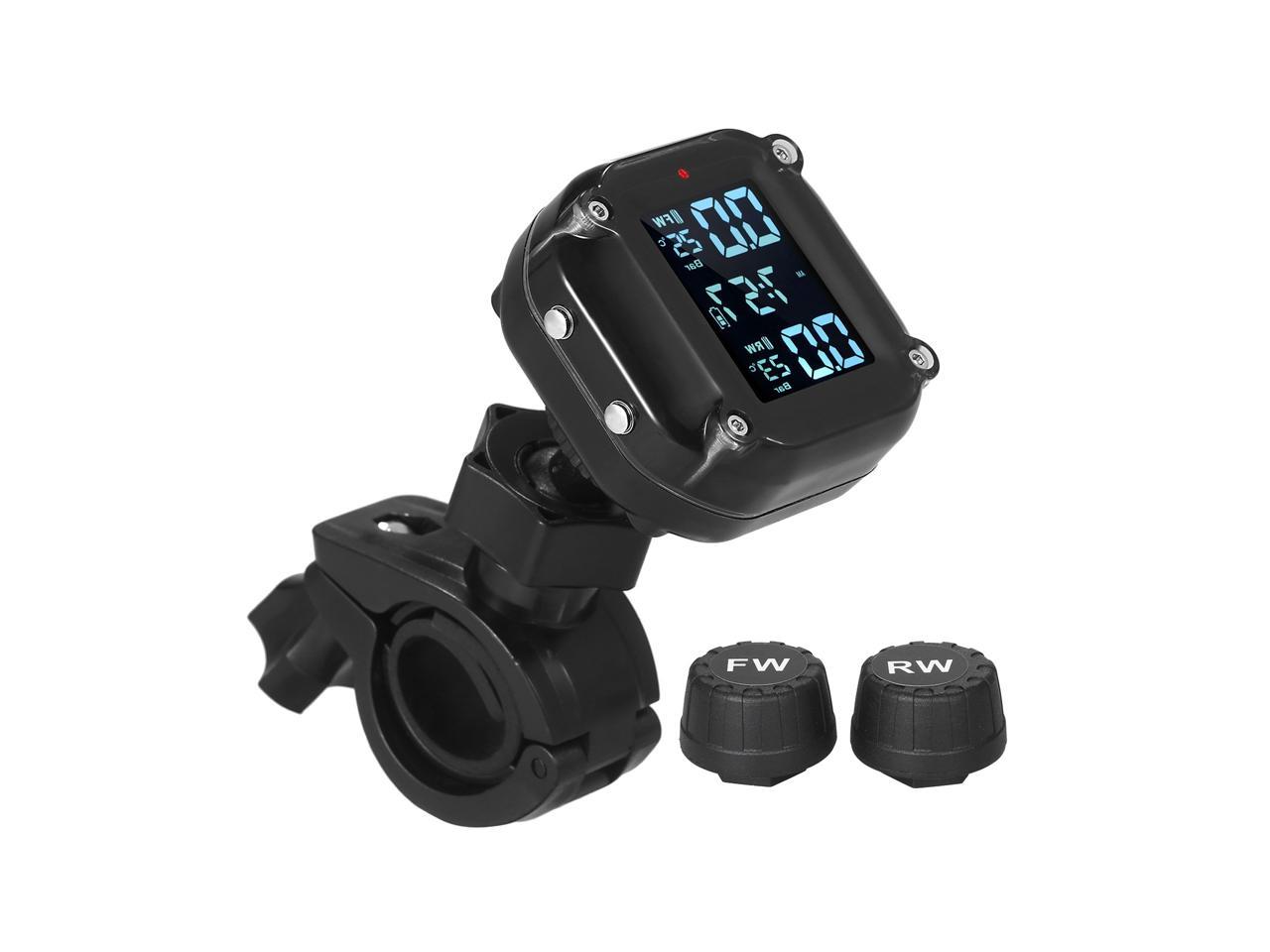 Details about   Waterproof Motorcycle Tire Pressure Monitoring System 7 Alarm Modes A3W2 