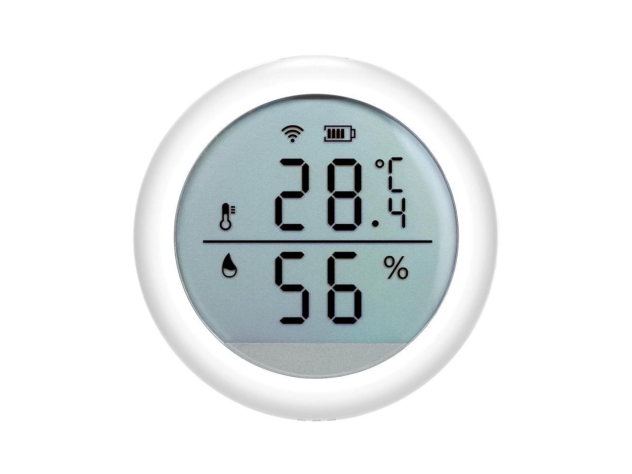 Smart Home WIFI Wireless Temperature Humidity Sensor LCD Thermometer APP Control 