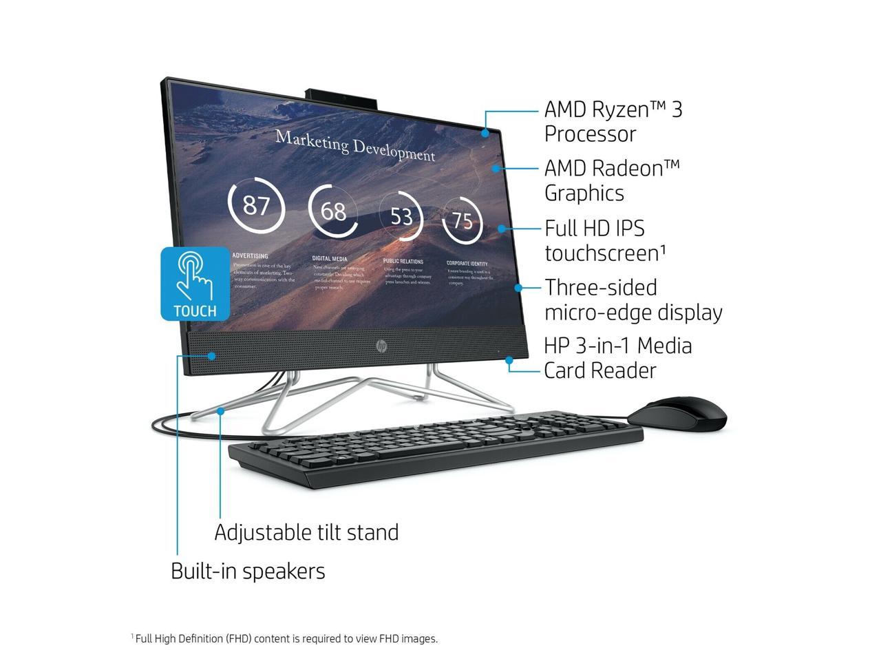 22 all in one touchscreen pc df0023w