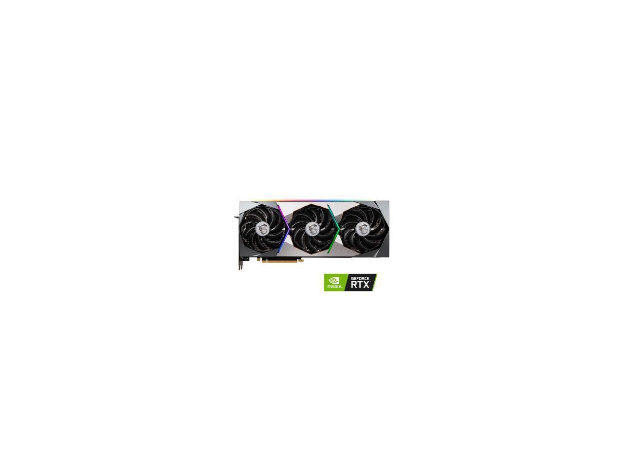 MSI GeForce RTX 3070 Ti SUPRIM X 8G (LHR) Video Card,8GB 256-bit 