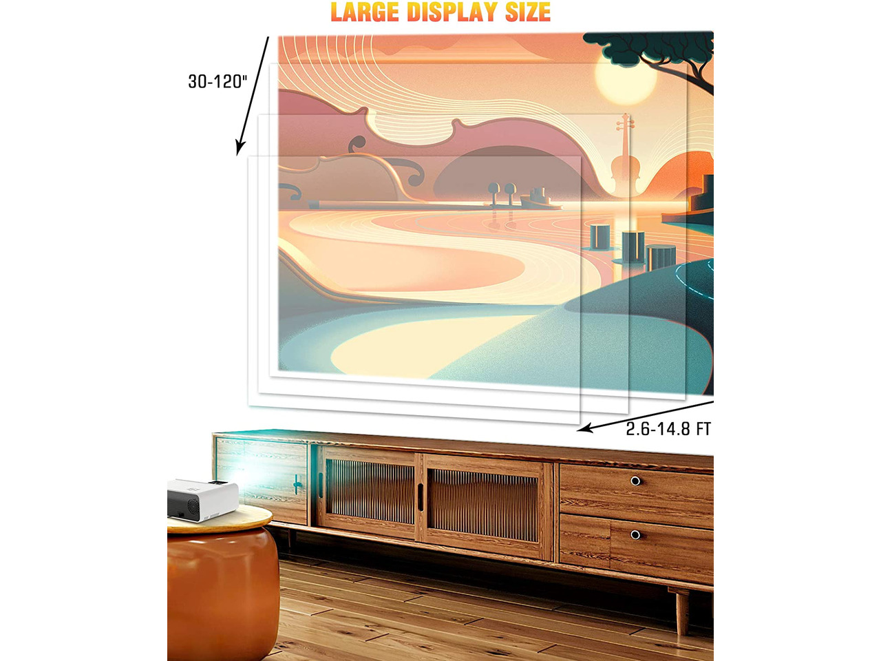 Mini Projector, CiBest Video Projector 