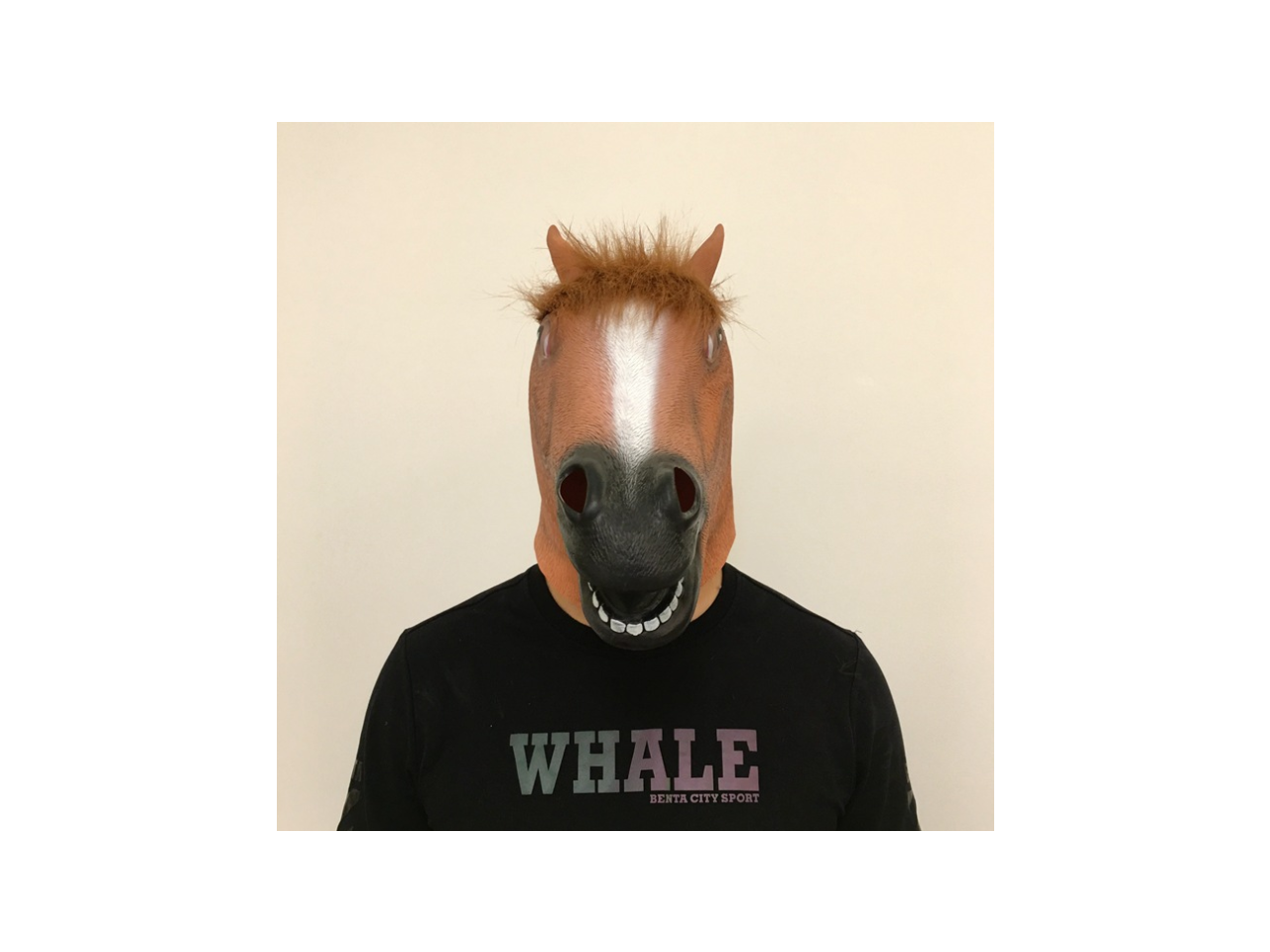 Horse Head Mask Halloween Masquerade Funny Horror Performance Props