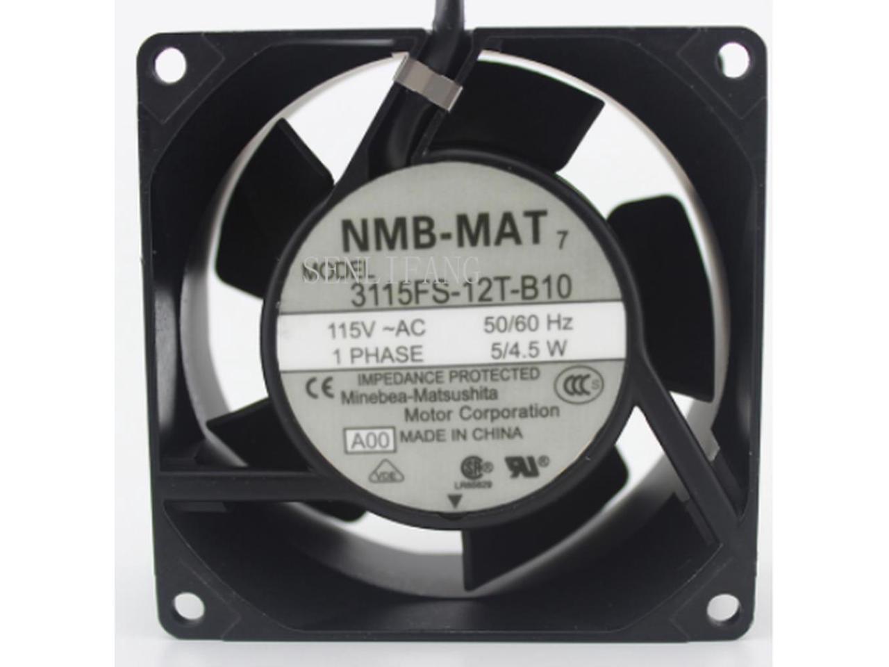 NMB-MAT Minebea 3115FS-12T-B10 8038 110V 8CM silence cooling fan -  Newegg.com