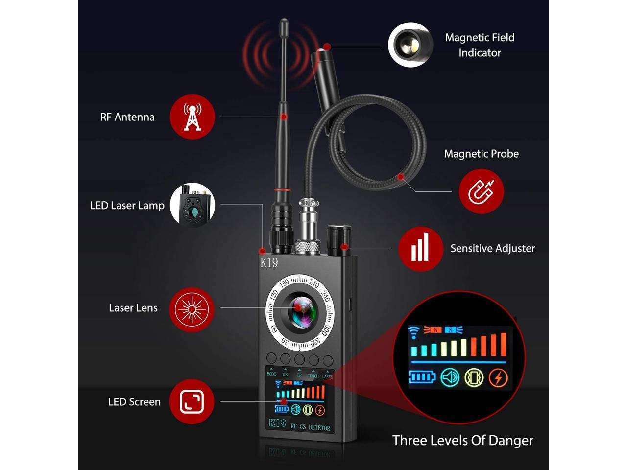 K19 Spy Detector RF Detector amp Camera Finder Bug Detector Wireless