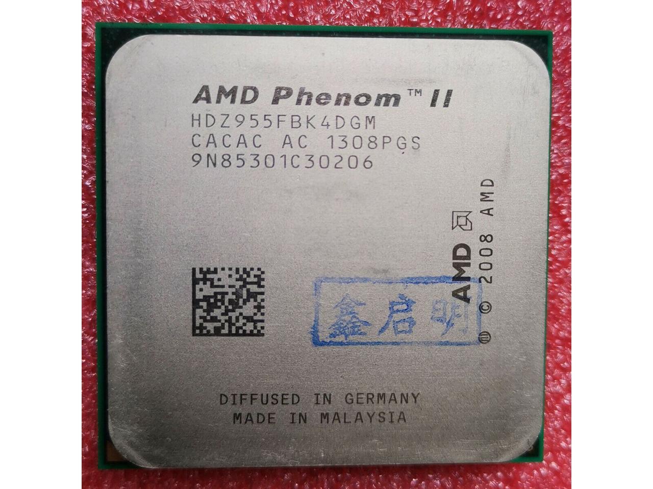 AMD Phenom II X4 955 Black Edition 3.2GHz 4x512KB L2/6MB L3 Socket AM3 125W Quad-Core CPU