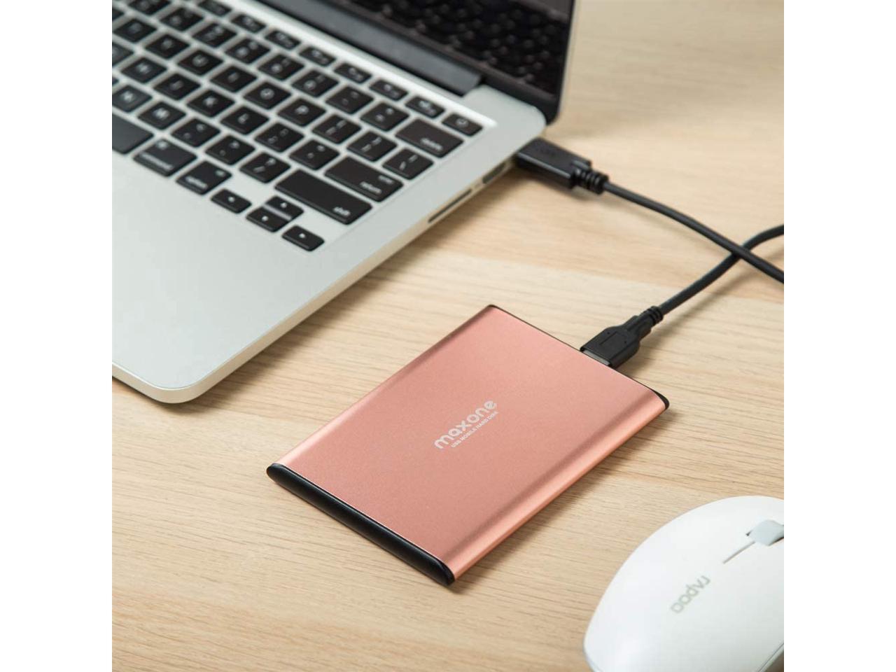 Maxone 2TB Ultra Slim Portable External Hard Drive HDD USB 3 0 For PC