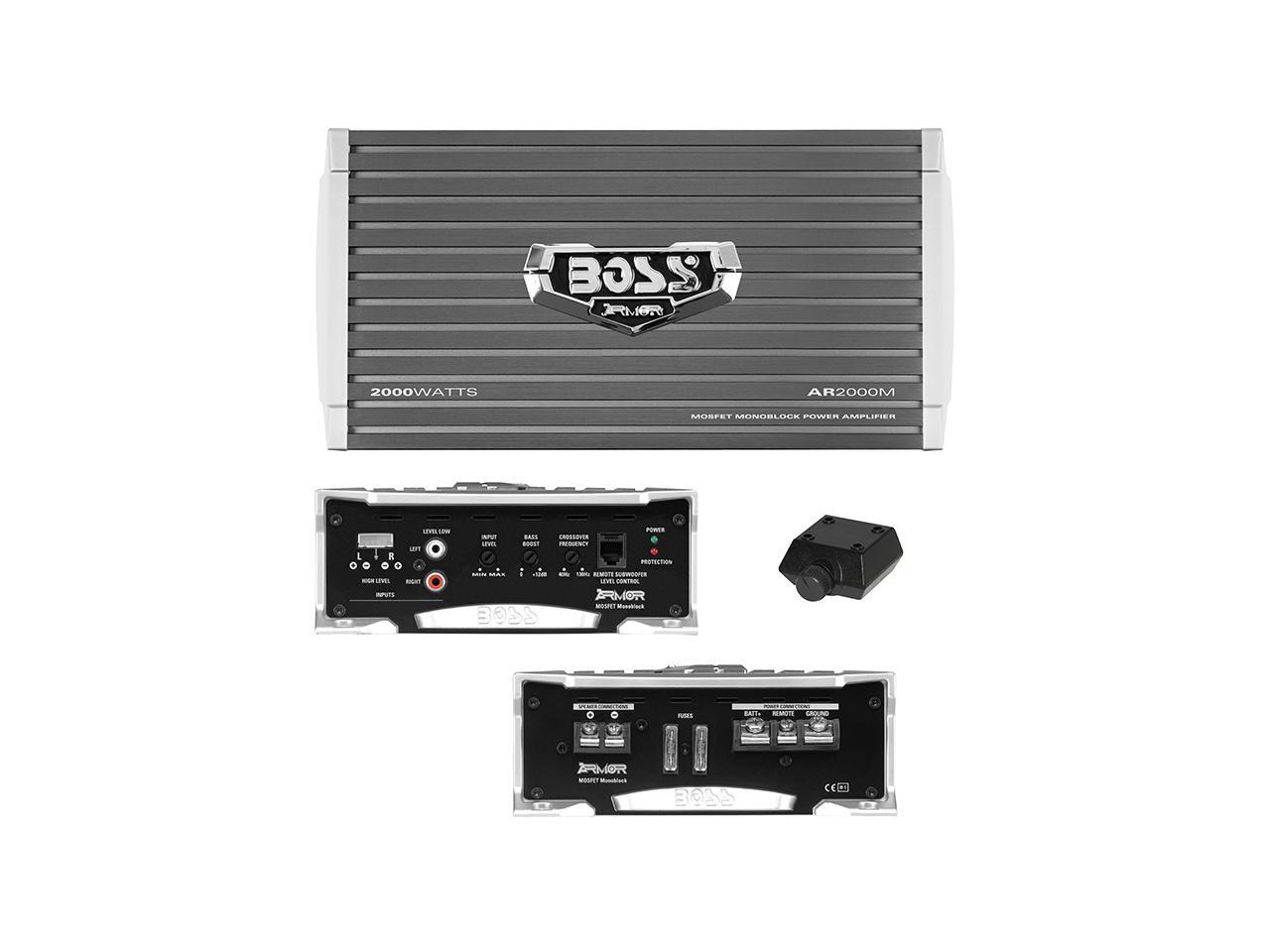 NEW BOSS AR2000M 2000W MONO BLOCK ARMOR SERIES CAR AUDIO AMPLIFIER AMP