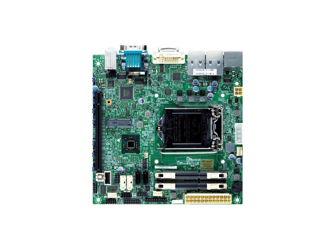 Supermicro X10SLV-Q Desktop Motherboard - Intel Q87 Express