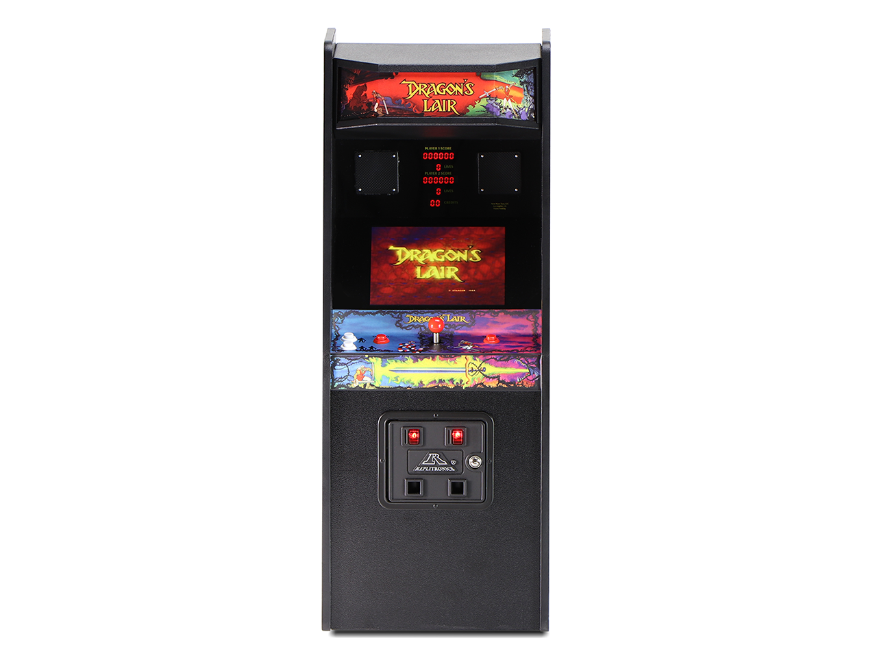 Dragon S Lair X Replicade 12 Arcade Machine Replica Looks Plays And Controls Like The Original Arcade Machine 1 6 Scale Fits With Figures Licensed By Digital Leisure Newegg Com
