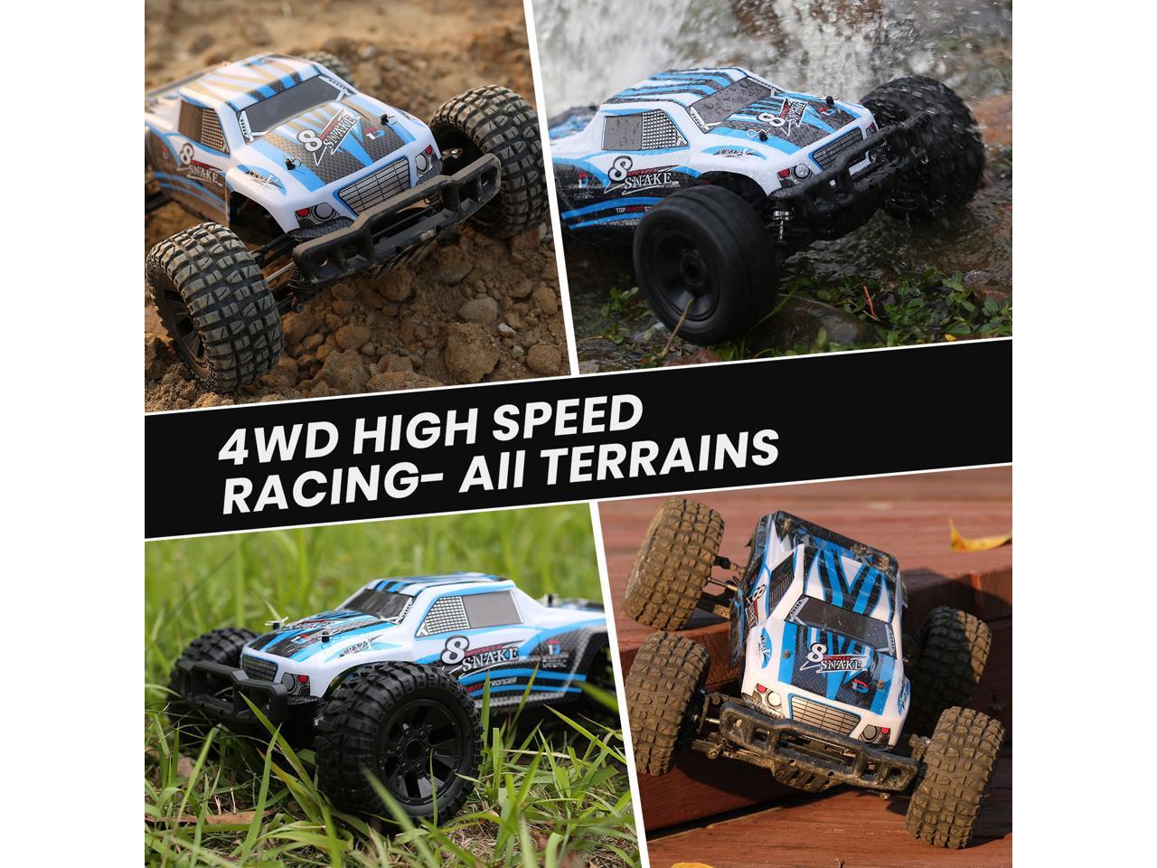 DEERC 9200E High-Speed RC Cars, 1:10 Large Scale 48+ km/h 4WD 2.4GHz ...
