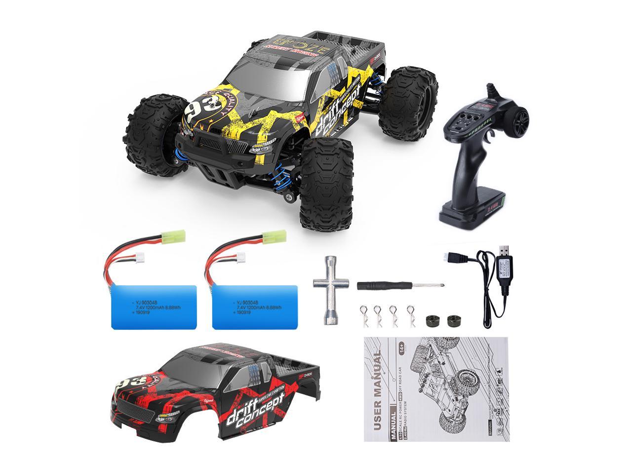 DEERC Brushless RC Cars 300E 60KM/H High Speed Remote Control Car 4WD 1