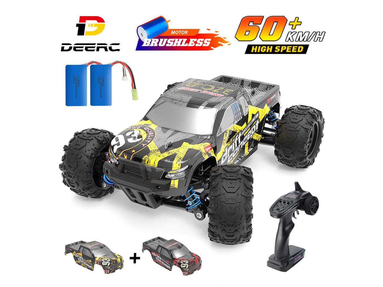 DEERC Brushless RC Cars 300E 60KM/H High Speed Remote Control Car 4WD 1