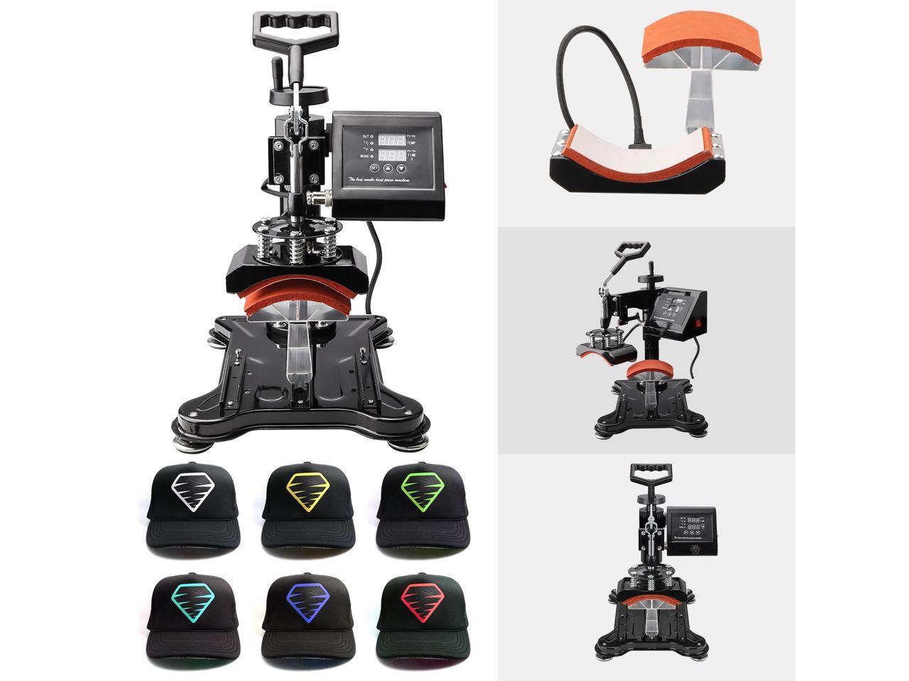 Furgle Heat Press Machine 12x15 inch 5 in 1 T-Shirt Digital Printing Transfer Sublimation Machine 1050W with Clothes Mug Plate Press Hat//Cap