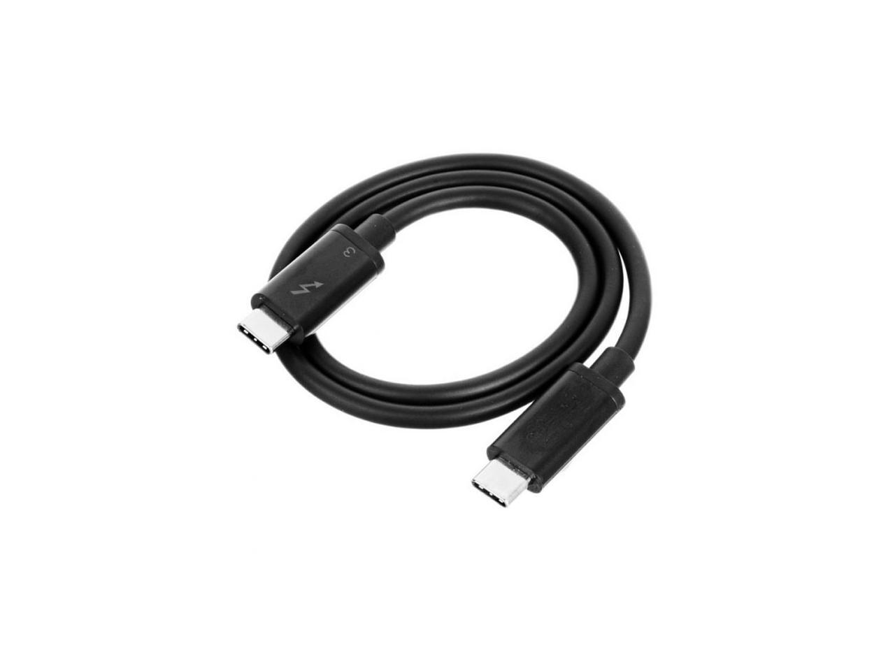 CY 0.3M USB4 TypeC Thunderbolt 3 Male to Thunderbolt 3 Male 40Gbps