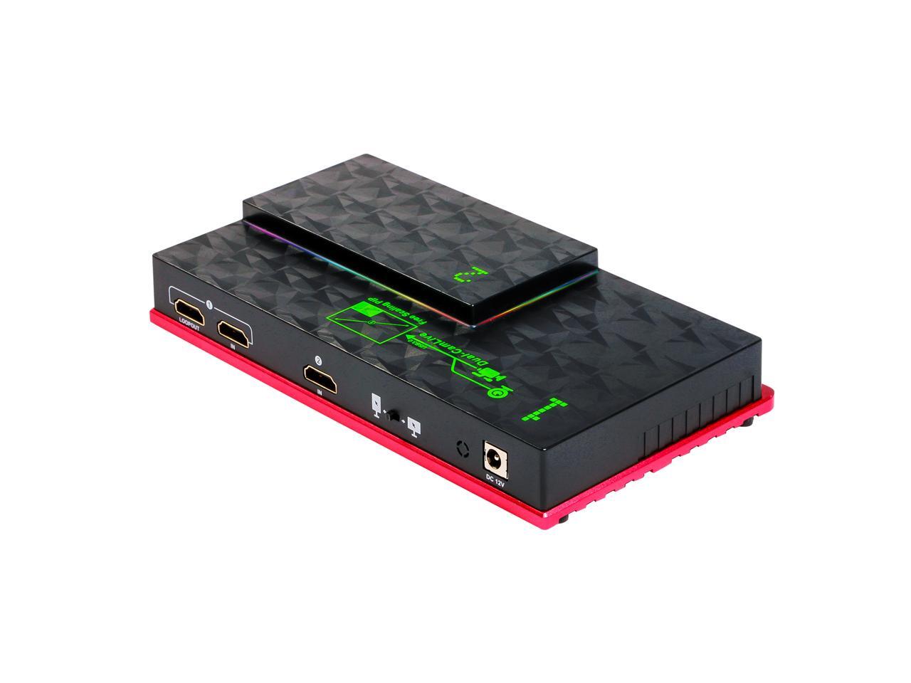 Mirabox 2 in 2 out video capture card hsv327 4k hdmi to usb3 0 game