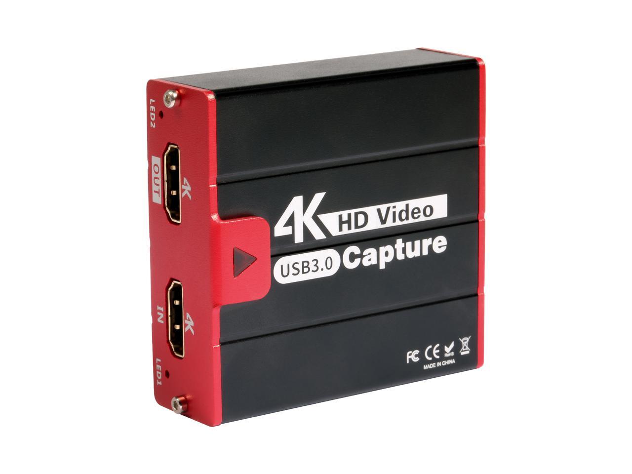 Mirabox 4k video capture card hsv3202 hdmi to usb3 0 capture with 4k