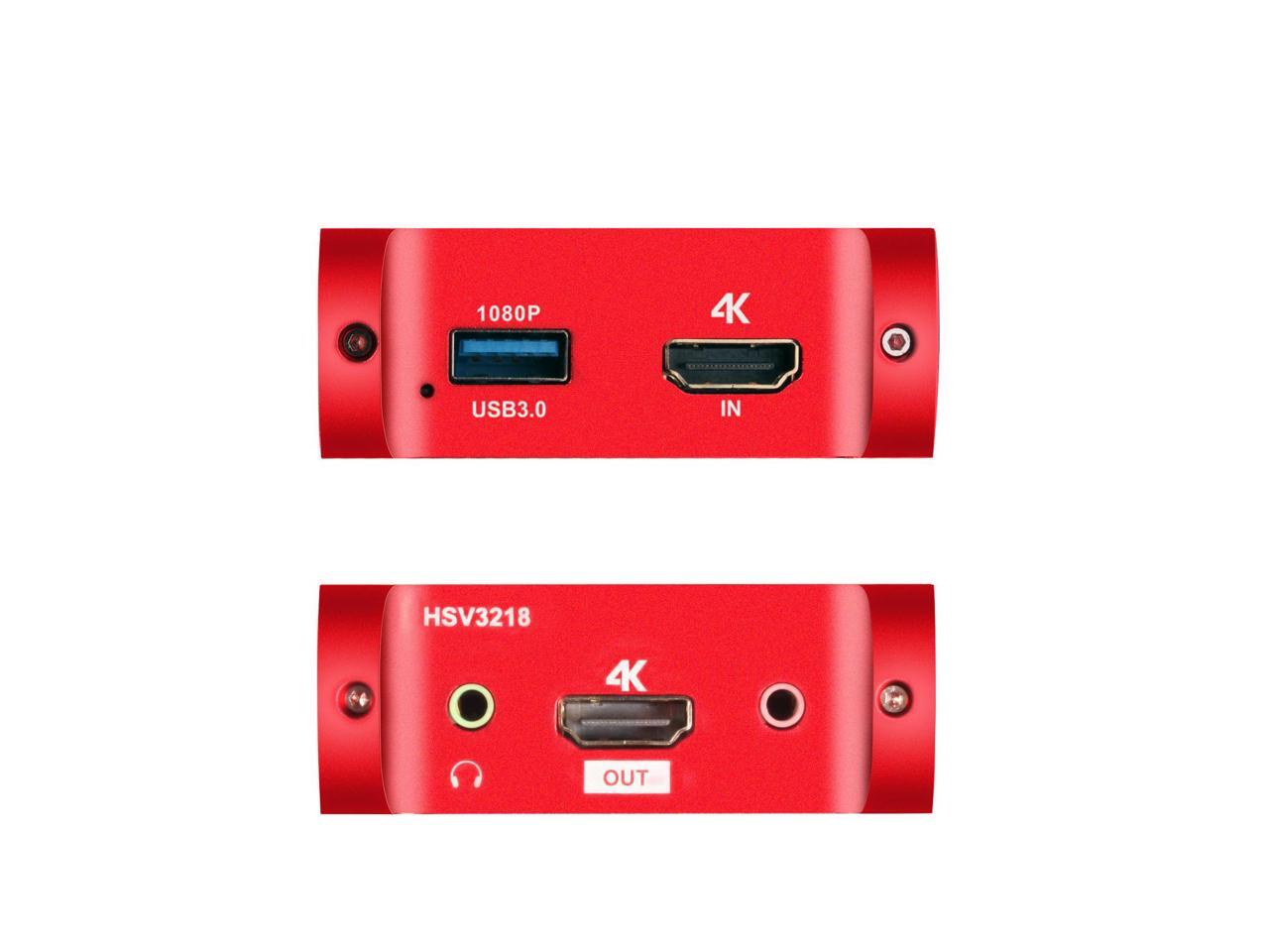 Mirabox 4K60Hz Game Capture Card, HSV3218 HDMI to USB3.0 Video Capture