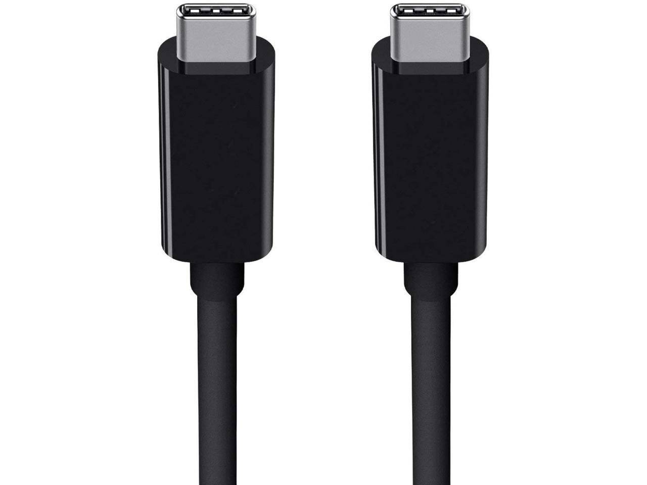 Black / 1M / 2.2ft 15W USB Type-C Direct Charging and Data Cable for Your LG G Pad X II 10.1 Includes 2 USB Type-C Ends! 