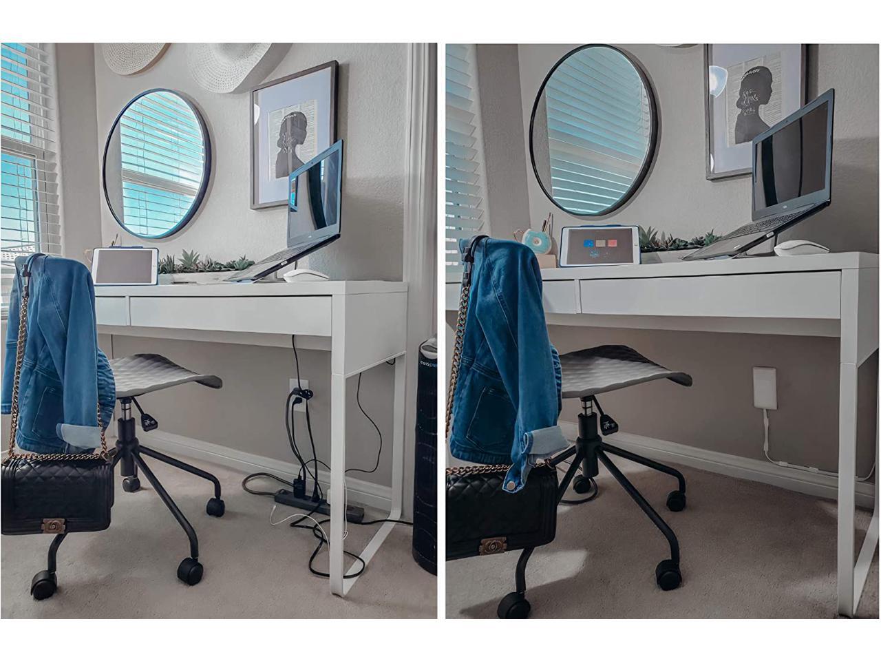 Sleek Socket 6SOVSZW UltraThin Electrical Outlet Cover Wall Plate