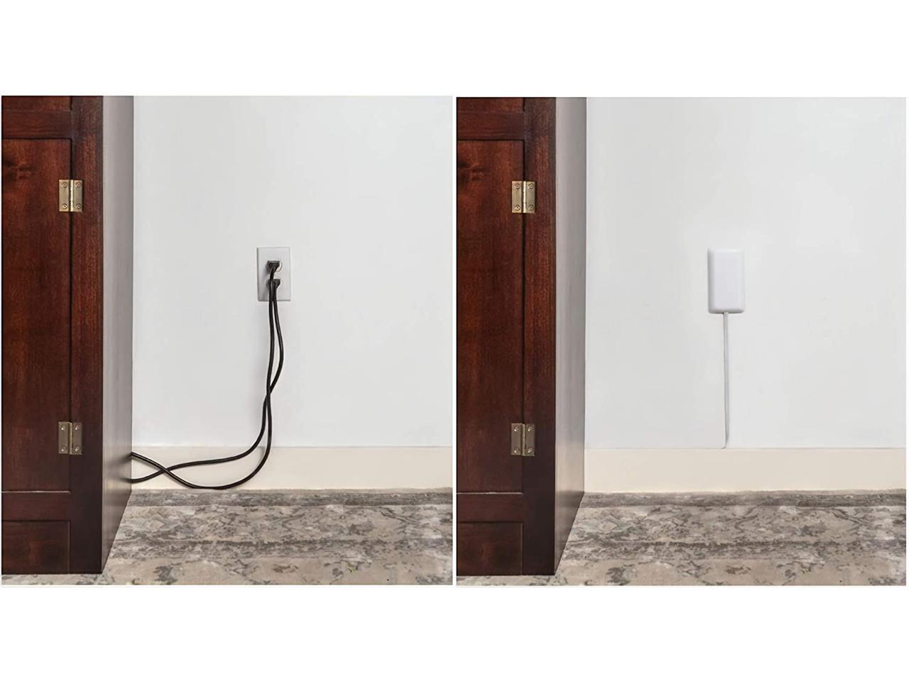 Sleek Socket 9MSTDW UltraThin Electrical Outlet Cover Wall Plate