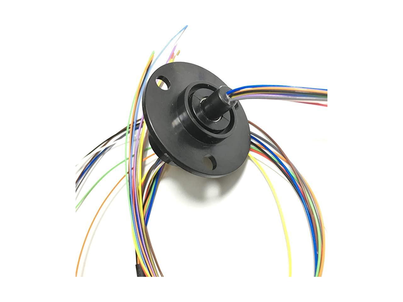 High Current Conductive Slip Ring Electric Rotary Joint 2-12 Wires 2A-60A 
