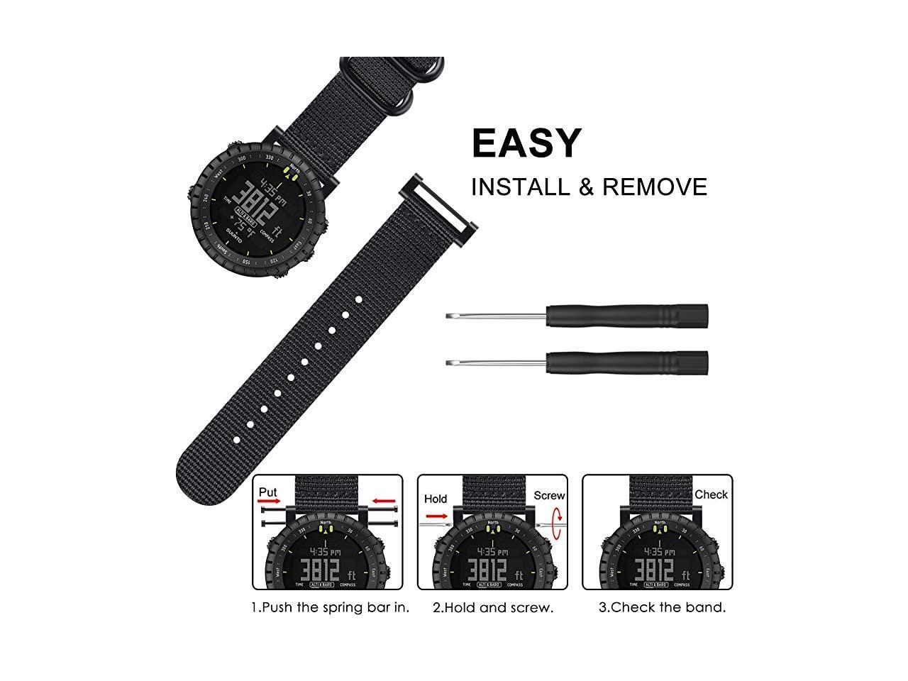 suunto core velcro strap