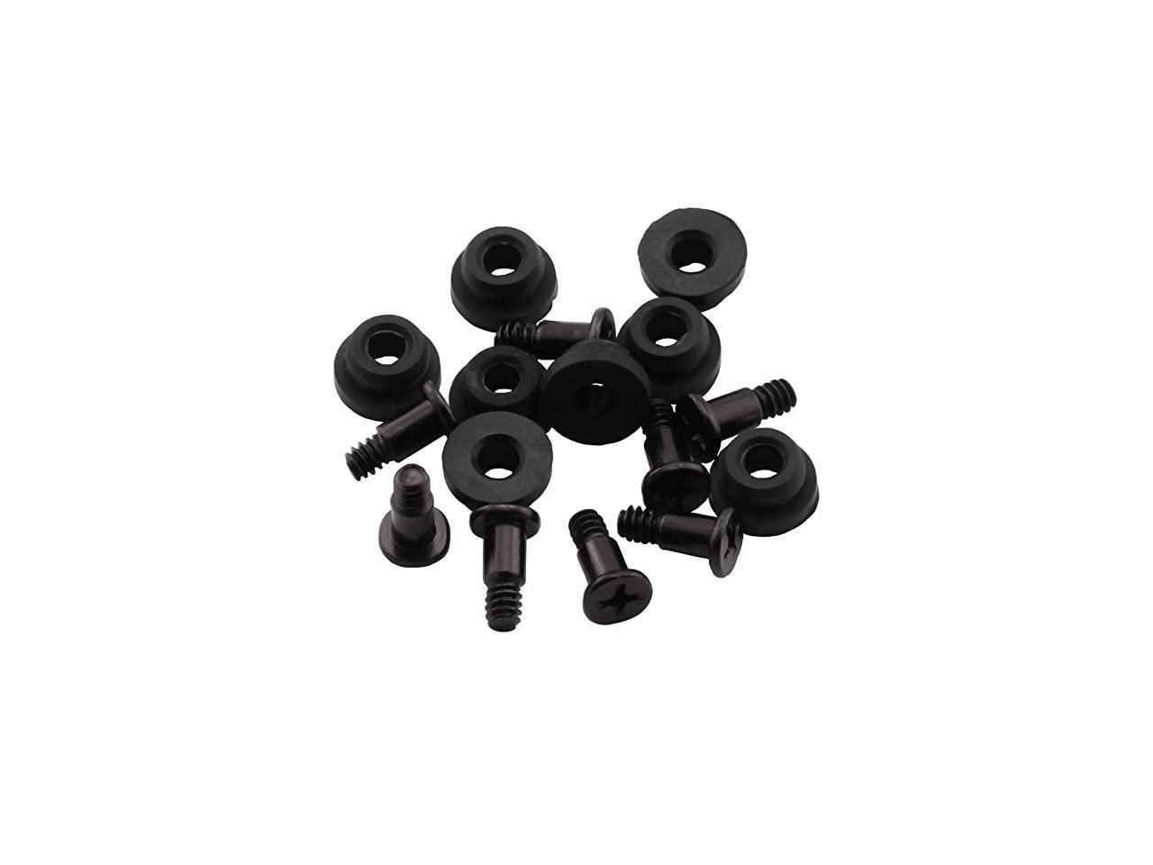 8pcs 10mm Hard Disk Drive Screws and Shock Absorption Rubber Washer Kit