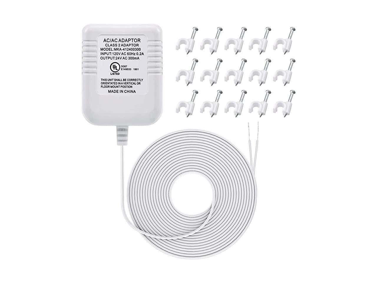 Volt Transformer C Wire Adapter Thermostats Compatible with Ecobee Nest