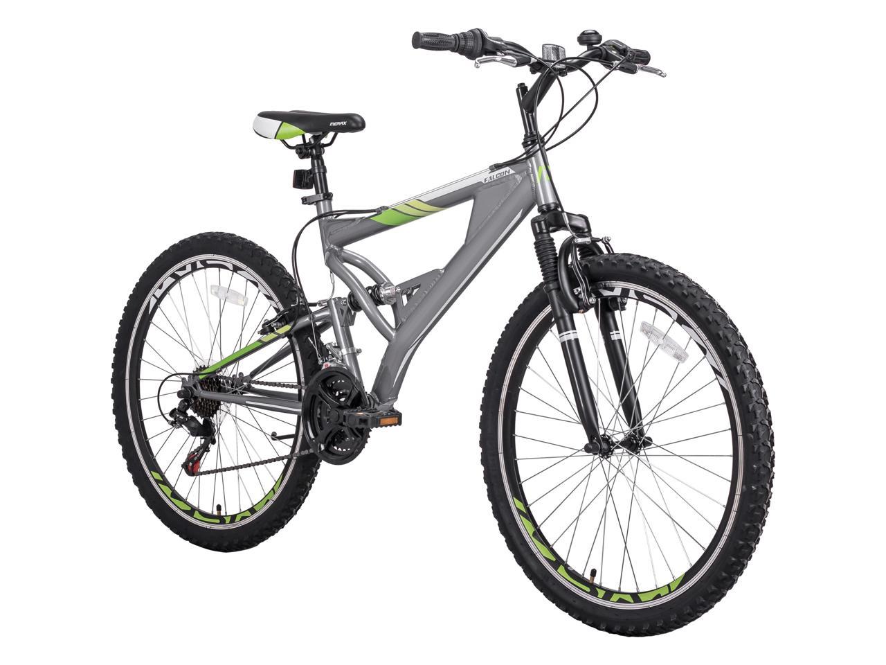 26 Inch Mountain Bike With Full Suspension 21 Speed Aluminum Frame Bicycle Newegg Com